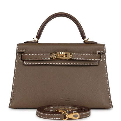 Kelly 20 Mini Handbag - Gold Hardware