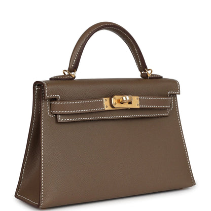 Kelly 20 Mini Handbag - Gold Hardware