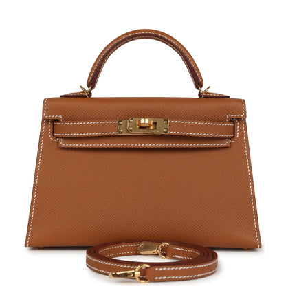 Kelly 20 Mini Handbag - Gold Hardware