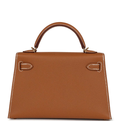 Kelly 20 Mini Handbag - Gold Hardware